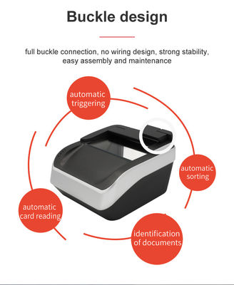 Beleuchtung ICAO Doc 9303 Reisepässe Vollseite MRZ Reisepassleser mit RFID-freiem SDK