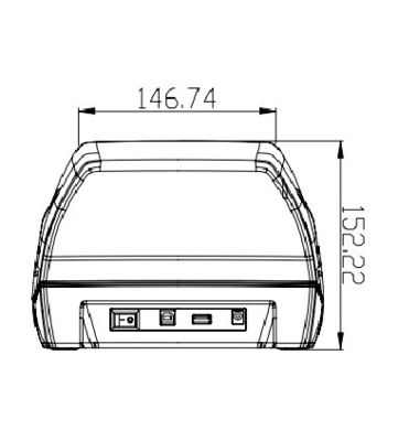 Sichtbares Licht Sinosecu e-Passport Reader und Scanner mit 24-Bit Farbtiefe