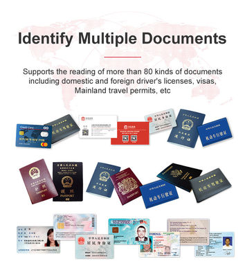 Multifunktionales ID-Scanner Pass-ID-Reader für die Überprüfung USB 2.0 Auflösung 1280 X 960