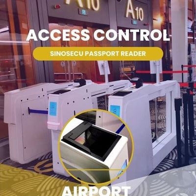 Dokumentenscanner und HD 5.0 MP OCR-Kamera für Selbstbedienung im Flughafenpassleser