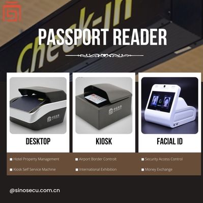 Software-Entwicklungskit SDK Passport Reader und Authenticator für Flughafen von Sinosecu