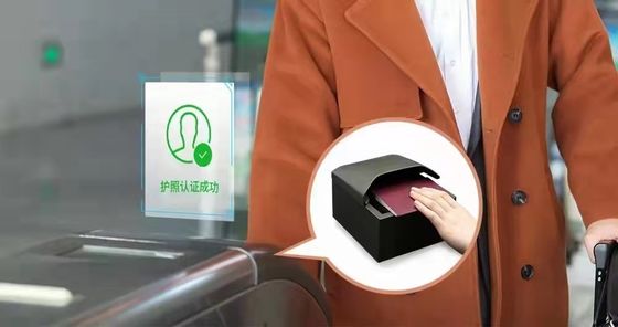 Hochgeschwindigkeits-Kiosk-Pass-Reader mit 500 DPI-Auflösung und eingebauter Scanner