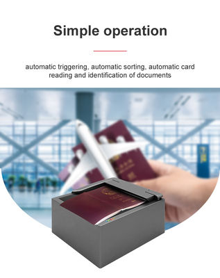 1 Sekunde OCR-Verarbeitungsgeschwindigkeit CE-FCC-zertifizierter Reisedokumentenscanner für die ID-Scanning