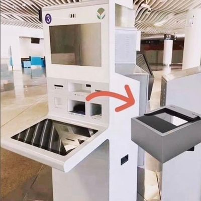 Pro-Dokument-Scanner Zugangskontrollkiosk mit ISO 14443A-Protokoll und ID-Kartenleser