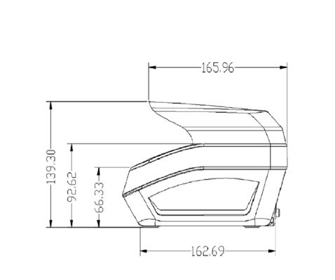 ISO 14443 OCR-Kartenleser für Hotel-Flughafen-Bankcheck-Scanner Pass-ID-Kartenscanner