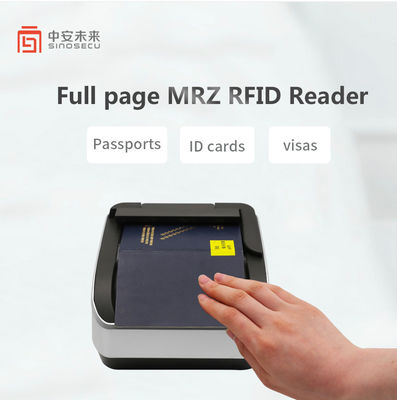 Optischer ID-Kartenleser Hotelleser Sinosecu OCR MRZ Barcode Pass-Scanner Leser