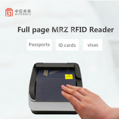 Optischer ID-Kartenleser Hotelleser Sinosecu OCR MRZ Barcode Pass-Scanner Leser