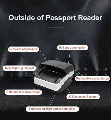 2 Sekunden Scan-Geschwindigkeit Pass-Reader und OCR-Scanner mit Software-Entwicklung Kit